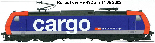 Rollout der Re 482 am 14.06.2002
